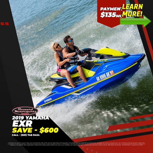 2018 Yamaha Ex Sport $99 monthly save $1,700