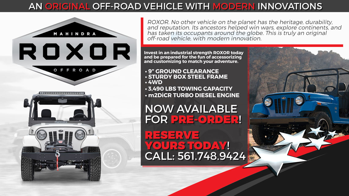 Roxor Willy Jeep Palm Beach County Tequesta